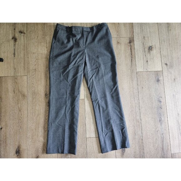 NWT CALVIN KLEIN WOMEN'S THE MADISON SLIM LEG GREY PANTS TROUSERS - Picture 2 of 8